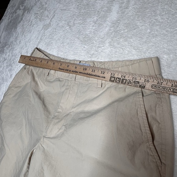 Brooks Brothers Fitzgerald Light Tan Straight Leg‎ Pants Mens 35 X 30 Cotton - Picture 3 of 9